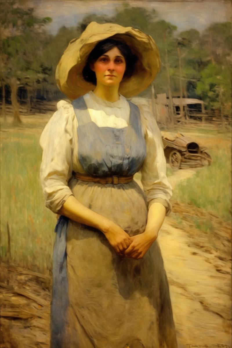 00355-531818853-_lora_Theodore Robinson Style_1_Theodore Robinson Style - 1915 woman arkansas.png